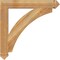Ekena Millwork Thorton Arts & Crafts Rough Sawn Bracket, Western Red Cedar, 4"W x 30"D x 30"H BKT04X30X30THR03RWR - alternate 3